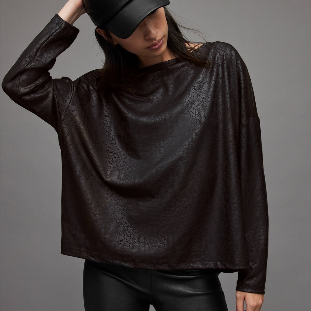 Allsaints Rita snake shirt